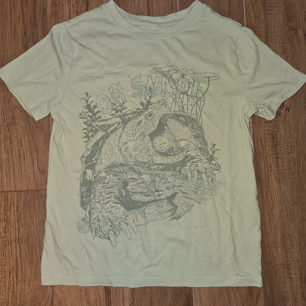 Cat & Jack Olive Reptile Tee